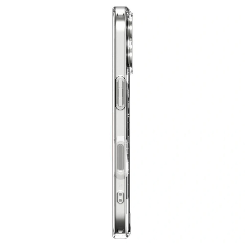 Spigen Ultra Hybrid Mag MagSafe ACS10380 Case for Apple iPhone 17, Clear/White