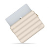 Tech-Protect Puffy Laptop 13-14" case with accessory bag, Sand