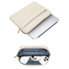 Tech-Protect Puffy Laptop 13-14" case with accessory bag, Sand