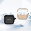 Tech-Protect Silicone Hook Case for Samsung Galaxy Buds 3 / 3 Pro, Cafe Latte