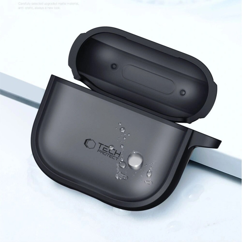 Tech-Protect Magmat Case for Apple AirPods 4, Matte Black