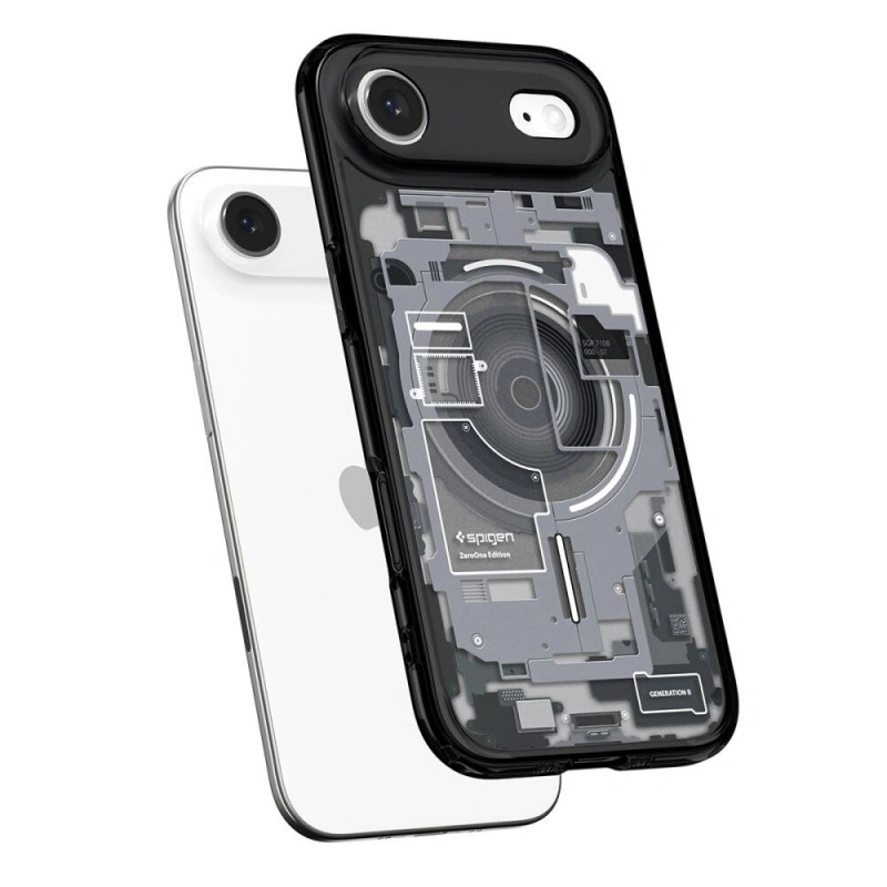 Spigen Ultra Hybrid Mag MagSafe ACS10320 Case for Apple iPhone Air, Zero One Black