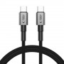 Tech-Protect Ultraboost DNA USB-C / USB-C Cable PD60W/3A 200 cm, Iron Grey