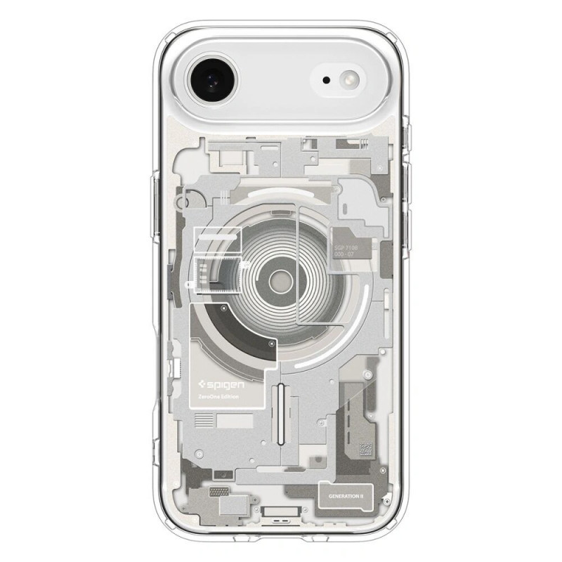 Spigen Ultra Hybrid Mag MagSafe ACS10319 Case for Apple iPhone Air, Zero One Natural Titanium