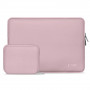 Tech-Protect NeoSlim Laptop 15-16" case with accessory bag, Dusty Rose