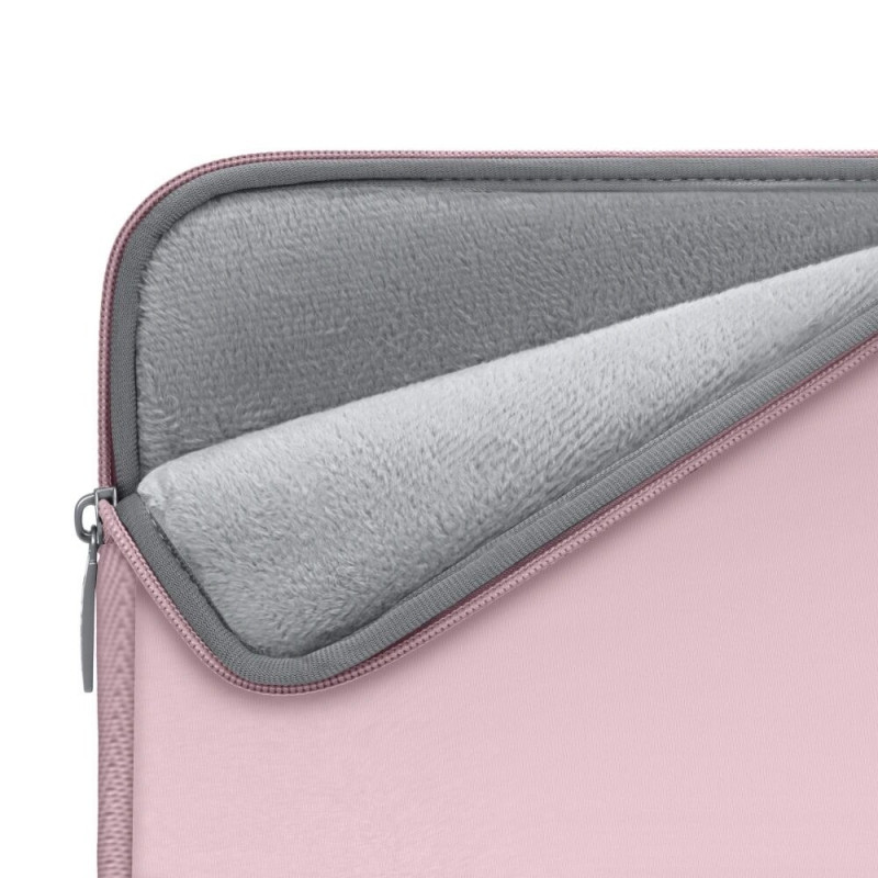 Tech-Protect NeoSlim Laptop 15-16" case with accessory bag, Dusty Rose