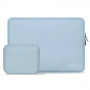 Tech-Protect NeoSlim Laptop 13-14" case with accessory bag, Winter Blue