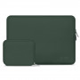 Tech-Protect NeoSlim Laptop 13-14" case with accessory bag, Midnight Green