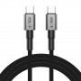 Tech-Protect Ultraboost DNA USB-C / USB-C Cable PD100W/5A 200 cm, Iron Grey