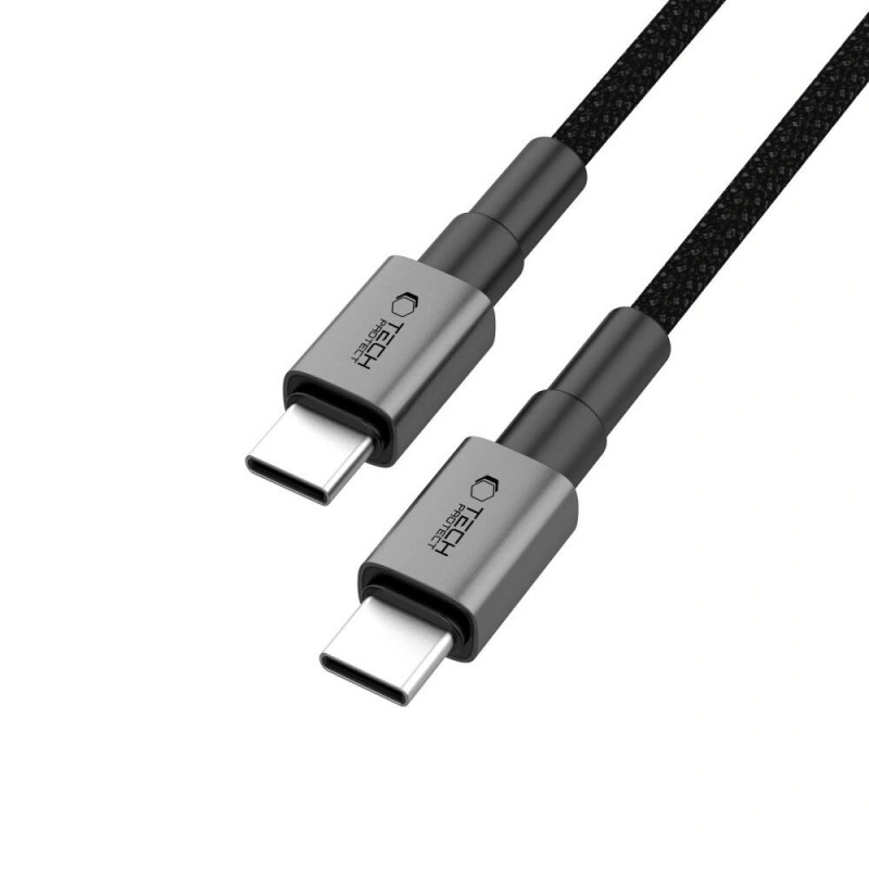 Tech-Protect Ultraboost DNA USB-C / USB-C Cable PD100W/5A 200 cm, Iron Grey