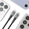 Tech-Protect Ultraboost DNA USB-C / USB-C Cable PD100W/5A 200 cm, Iron Grey