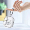Tech-Protect FlexAir Case with Carabiner for Samsung Galaxy Buds 3 / 3 Pro, Clear