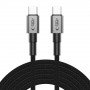 Tech-Protect Ultraboost DNA USB-C / USB-C Cable PD100W/5A 300 cm, Iron Grey