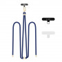 Tech-Protect C7S Rope Crossbody phone strap, Navy Blue/gold