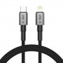 Tech-Protect Ultraboost DNA USB-C / Lightning Cable PD27W/3A 100 cm, Iron Grey