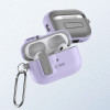 Tech-Protect Slim Hook Case with Carabiner for Apple AirPods Pro 1 / 2, Lavender