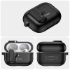 Tech-Protect Slim Hook Case with Carabiner for Apple AirPods Pro 1 / 2, Black