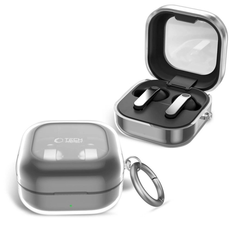 Tech-Protect FlexAir Case for Samsung Galaxy Buds 4 / 4 Pro, Clear