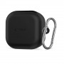 Tech-Protect Silicone Hook Case for Samsung Galaxy Buds 4 / 4 Pro, Black