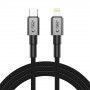 Tech-Protect Ultraboost DNA USB-C / Lightning Cable PD27W/3A 200 cm, Iron Grey