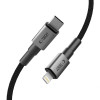 Tech-Protect Ultraboost DNA USB-C / Lightning Cable PD27W/3A 200 cm, Iron Grey