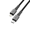 Tech-Protect Ultraboost DNA USB-C / Lightning Cable PD27W/3A 200 cm, Iron Grey