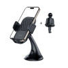 Tech-Protect V8 universal dashboard and air vent car phone mount, black