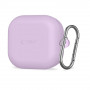 Tech-Protect Silicone Hook Case for Samsung Galaxy Buds 4 / 4 Pro, Lavender