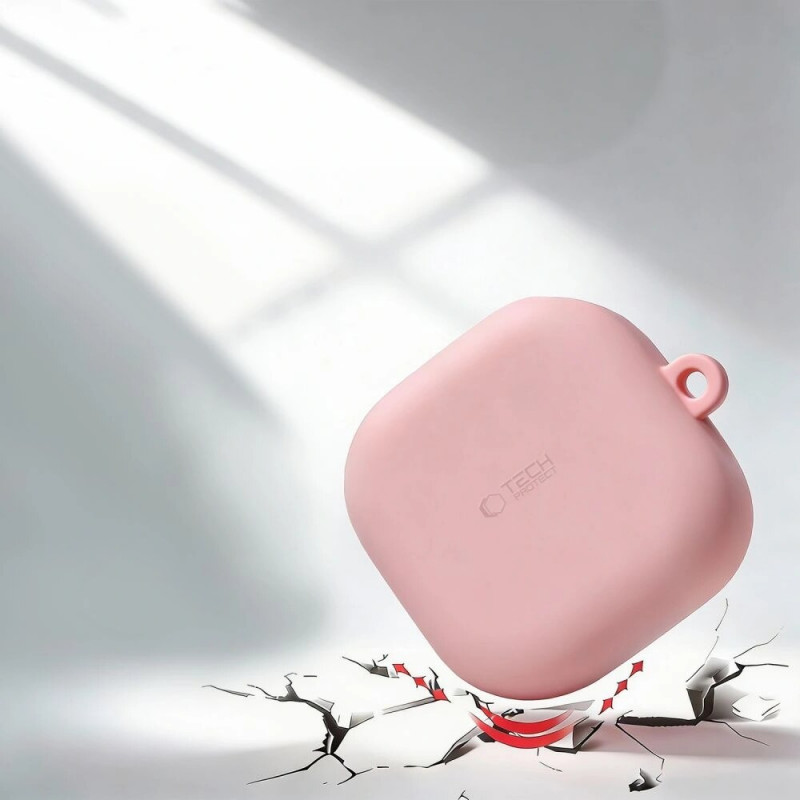 Tech-Protect Silicone Hook Case for Samsung Galaxy Buds 4 / 4 Pro, Lavender