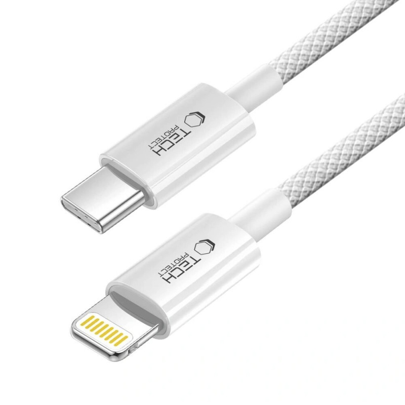 Tech-Protect Ultraboost Lite USB-C / Lightning Cable PD27W/3A 100 cm, Cool Grey