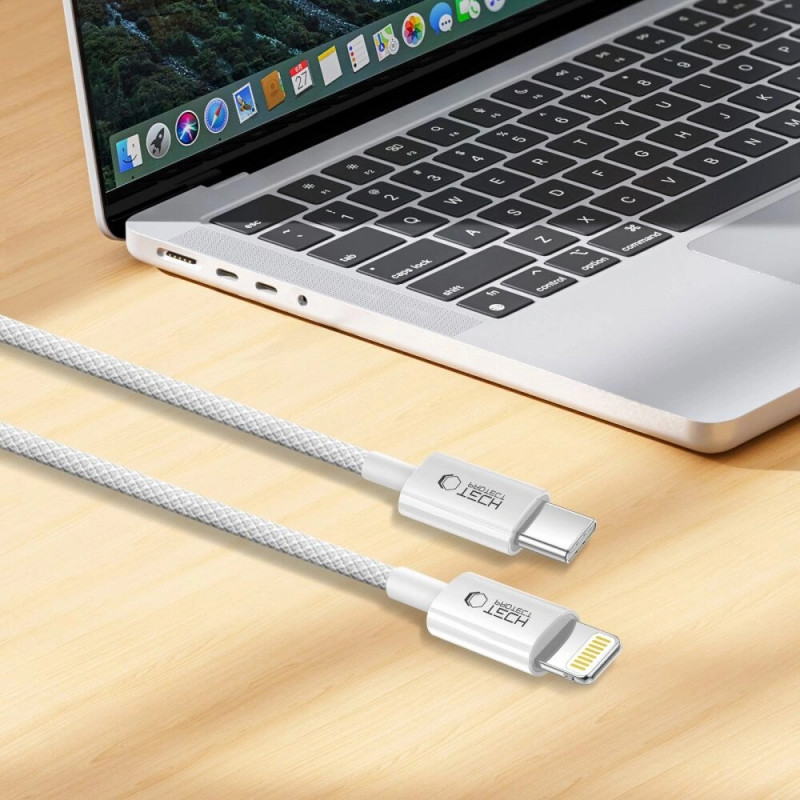 Tech-Protect Ultraboost Lite USB-C / Lightning Cable PD27W/3A 100 cm, Cool Grey