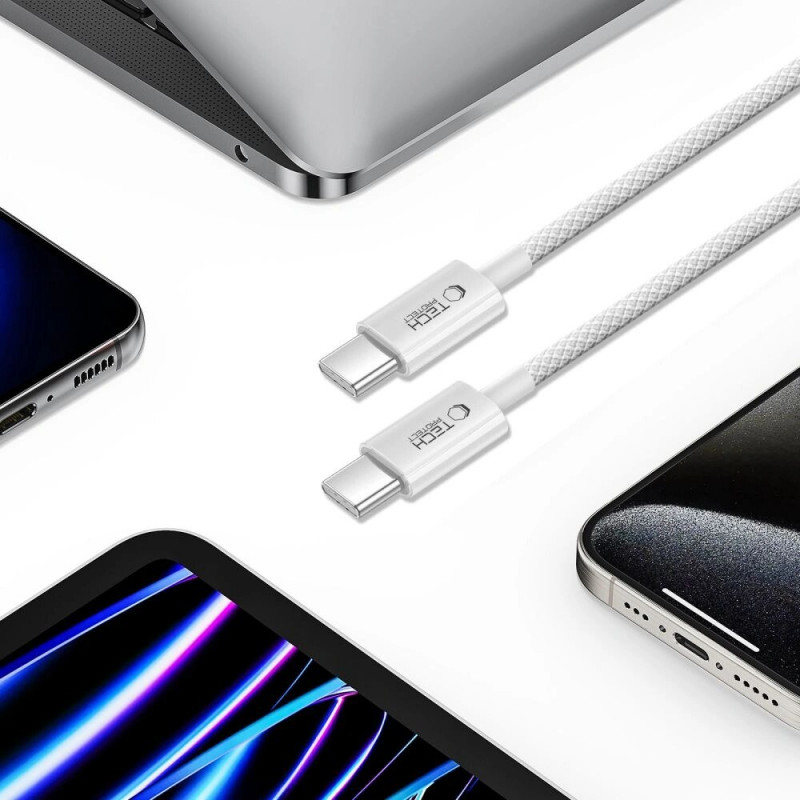 Tech-Protect Ultraboost Lite USB-C / USB-C Cable PD60W/3A 100 cm, Cool Grey