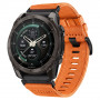 Tech-Protect Nylon Classic Watch Strap for Garmin Fenix 5X / 5X Plus / 6X / 6X Pro / 7X / 8 / 8 Pro / 9 / 9 Pro 47 mm, Signal Orange
