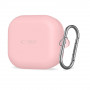 Tech-Protect Silicone Hook Case for Samsung Galaxy Buds 4 / 4 Pro, Dusty Pink