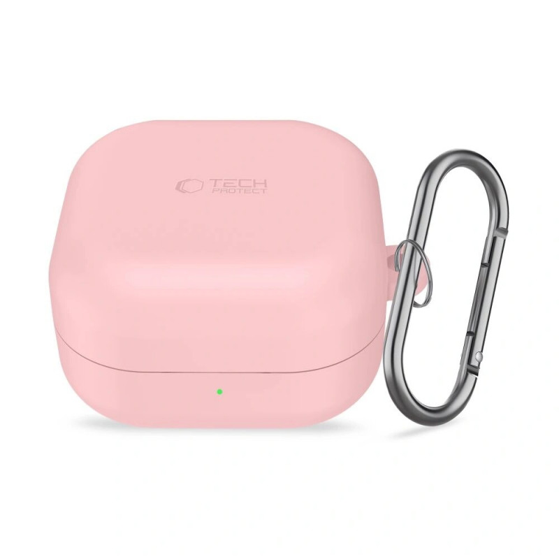 Tech-Protect Silicone Hook Case for Samsung Galaxy Buds 4 / 4 Pro, Dusty Pink