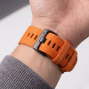 Tech-Protect Nylon Classic Watch Strap for Garmin Fenix 5X / 5X Plus / 6X / 6X Pro / 7X / 8 / 8 Pro / 9 / 9 Pro 51 mm, Signal Orange