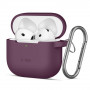 Tech-Protect Silicone Hook Apple AirPods 4 / 5 Case THP6094, Burgundy
