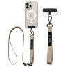 Tech-Protect C6S Rope Crossbody phone lanyard 2-in-1, Cosmic Latte (beige)