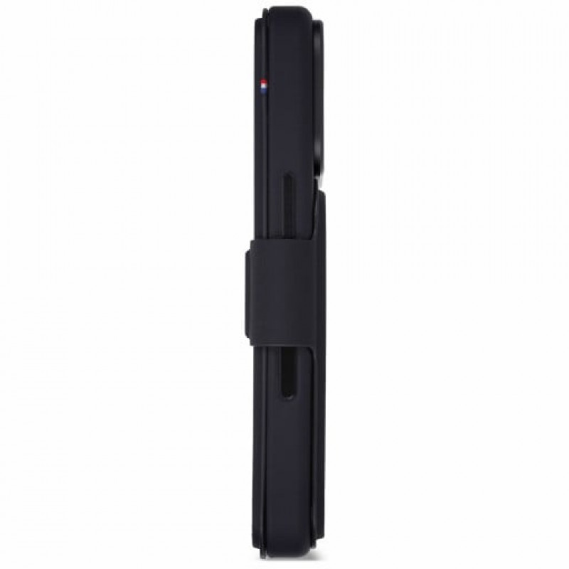 Decoded Textured Silicone Detachable Wallet Case for Apple iPhone 18 Pro Max / iPhone 17 Pro Max, phantom black