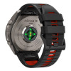 Tech-Protect Iconband Pro watch strap for Garmin Fenix 5X / 5X Plus / 6X / 6X Pro / 7X / 8 / 8 Pro / 9 / 9 Pro (47 mm), black / red
