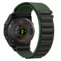 Tech-Protect Nylon Pro THP6034 watch strap for Garmin Fenix 5X / 5X Plus / 6X / 6X Pro / 7X / 8 / 8 Pro / 9 / 9 Pro (51 mm), green / black