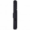 Decoded Textured Silicone Detachable Wallet Case for Apple iPhone 18 Pro / iPhone 17 Pro, phantom black