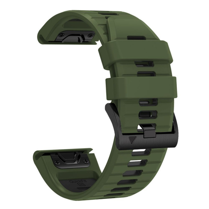Tech-Protect Iconband Pro THP6049 watch strap for Garmin Fenix 5X / 5X Plus / 6X / 6X Pro / 7X / 8 / 8 Pro / 9 / 9 Pro (47 mm), green / black