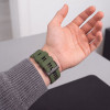 Tech-Protect Iconband Pro THP6041 watch strap for Garmin Fenix 5X / 5X Plus / 6X / 6X Pro / 7X / 8 / 8 Pro / 9 / 9 Pro (51 mm), green / black