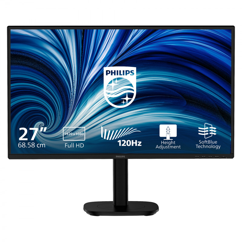 Philips 3000 Series 27B2N3200A/00 27 inch LED Monitor, IPS, Full HD, black