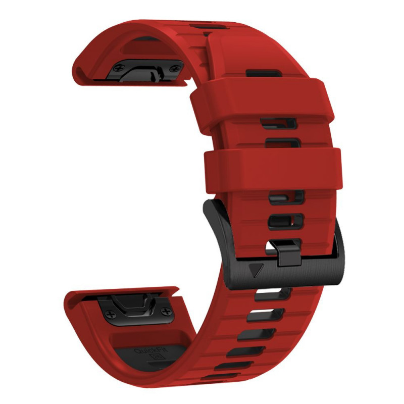 Tech-Protect Iconband Pro THP6043 watch strap for Garmin Fenix 5X / 5X Plus / 6X / 6X Pro / 7X / 8 / 8 Pro / 9 / 9 Pro (51 mm), red / black