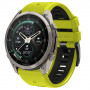 Tech-Protect Iconband Pro THP6042 watch strap for Garmin Fenix 5X / 5X Plus / 6X / 6X Pro / 7X / 8 / 8 Pro / 9 / 9 Pro (51 mm), lime / black