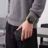 Tech-Protect NylonLoop THP6106 watch strap for Garmin Fenix 5X / 5X Plus / 6X / 6X Pro / 7X / 8 / 8 Pro / 9 / 9 Pro (51 mm), electric lime
