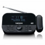 Lenco CR-615BK Radio Alarm Clock with Projection, DAB+/FM, black