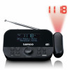 Lenco CR-615BK Radio Alarm Clock with Projection, DAB+/FM, black